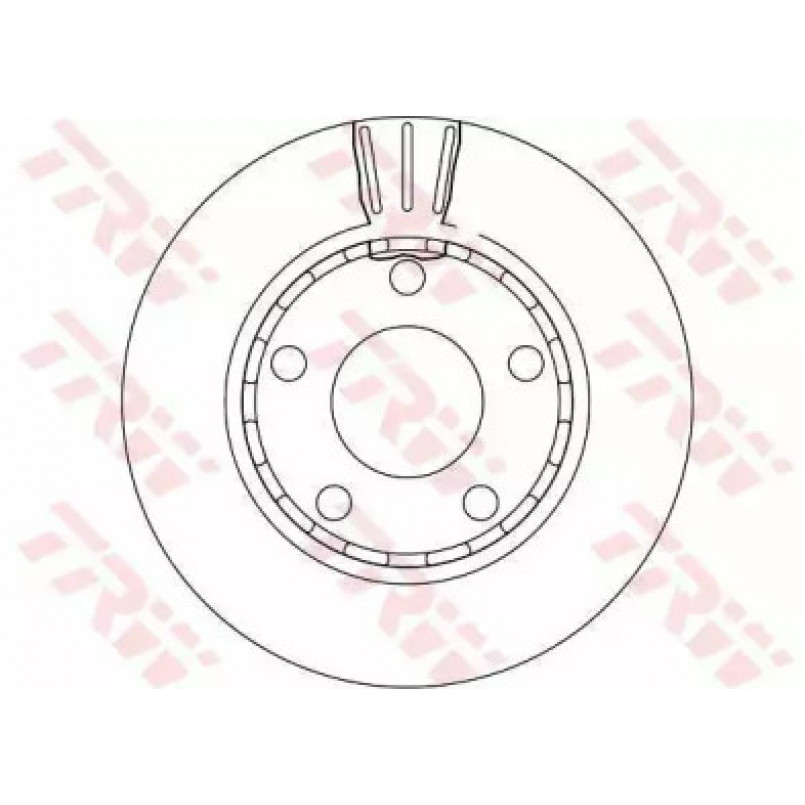 DF4210  TRW - Гальмівний диск — фото товара №2