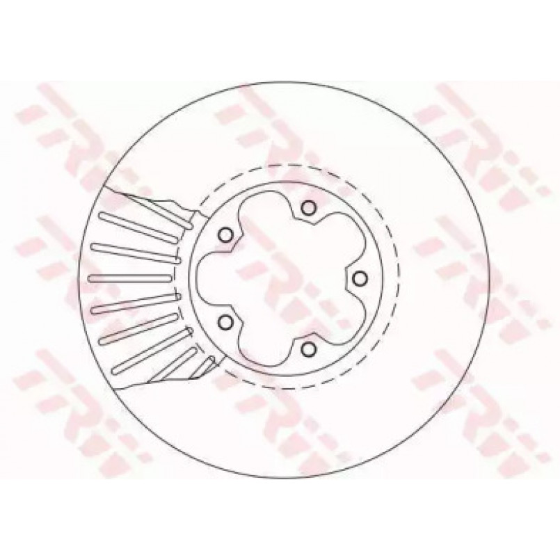 DF4216  TRW - Гальмівний диск — фото товара №2