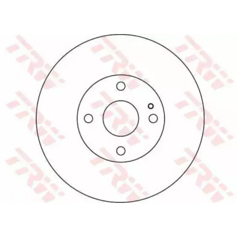 DF4247  TRW - Гальмівний диск — фото товара №2