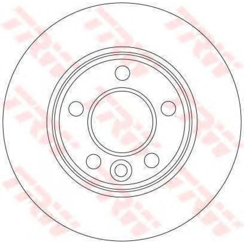 DF4312  TRW - Гальмівний диск — фото товара №2