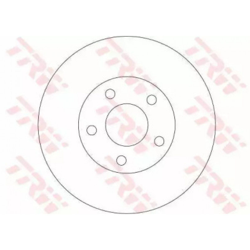 DF4316  TRW - Гальмівний диск — фото товара №2