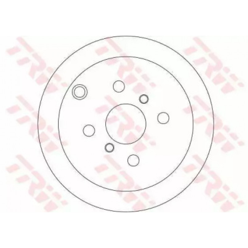 DF4335  TRW - Гальмівний диск — фото товара №2