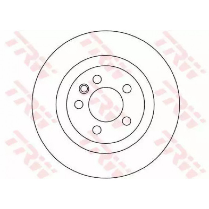 DF4343S  TRW - Гальмівний диск — фото товара №2