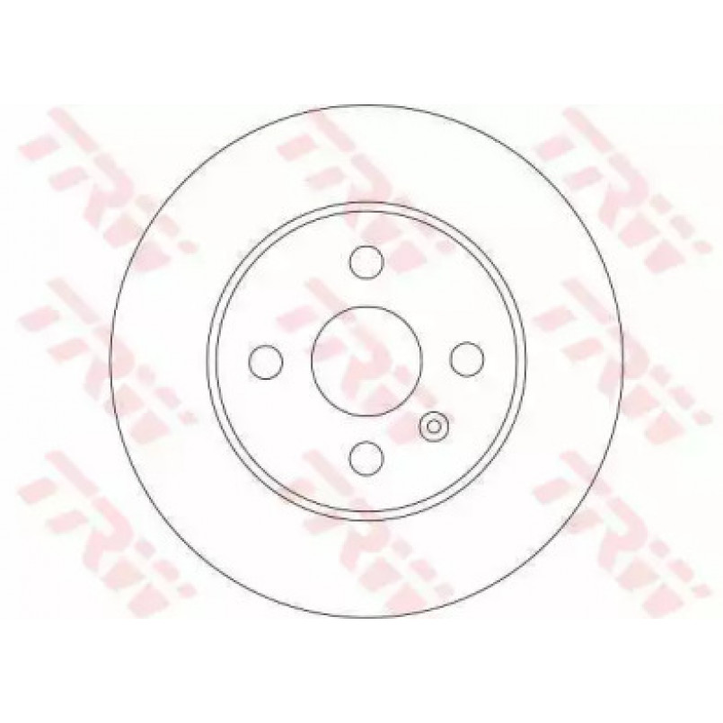 DF4344  TRW - Гальмівний диск — фото товара №2