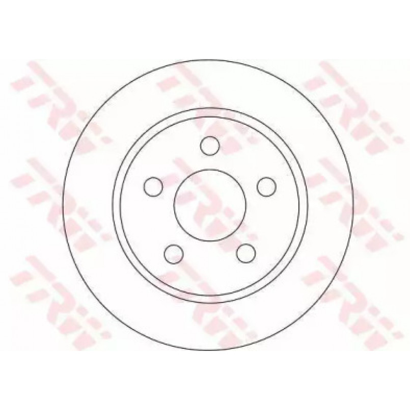 DF4372  TRW - Гальмівний диск — фото товара №2