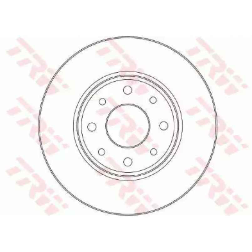 DF4379  TRW - Гальмівний диск — фото товара №2