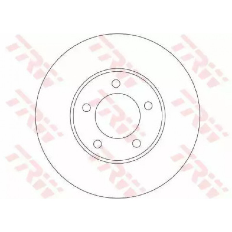 DF4384  TRW - Гальмівний диск — фото товара №2