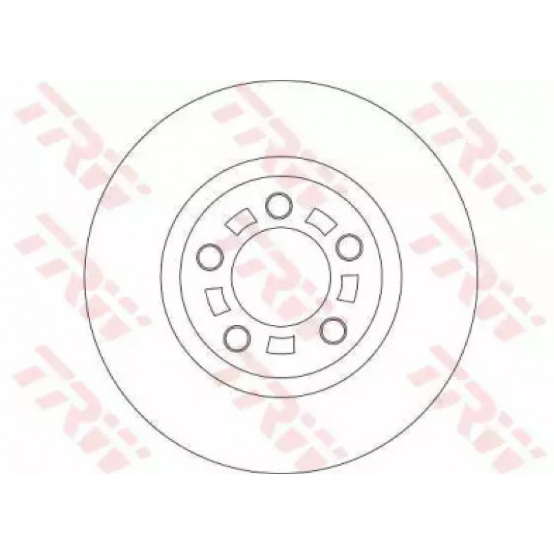 DF4385  TRW - Гальмівний диск — фото товара №2