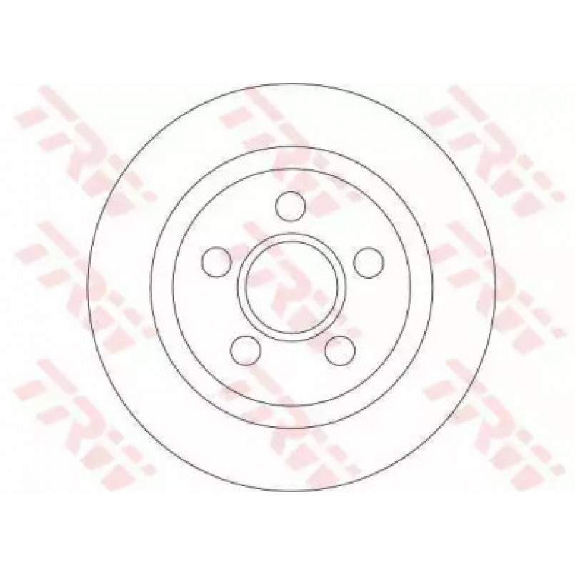 DF4407  TRW - Гальмівний диск — фото товара №2