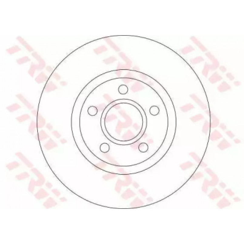 DF4424  TRW - Гальмівний диск — фото товара №2