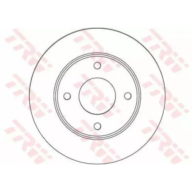DF4457  TRW - Гальмівний диск — фото товара №2