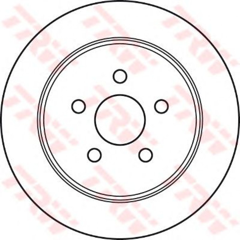 DF4533  TRW - Гальмівний диск — фото товара №2