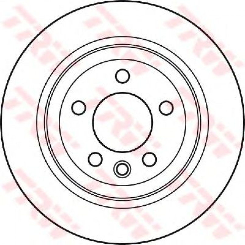 DF4718S  TRW - Гальмівний диск — фото товара №2