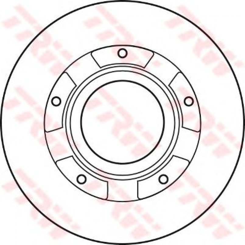 DF4821S  TRW - Гальмівний диск — фото товара №1