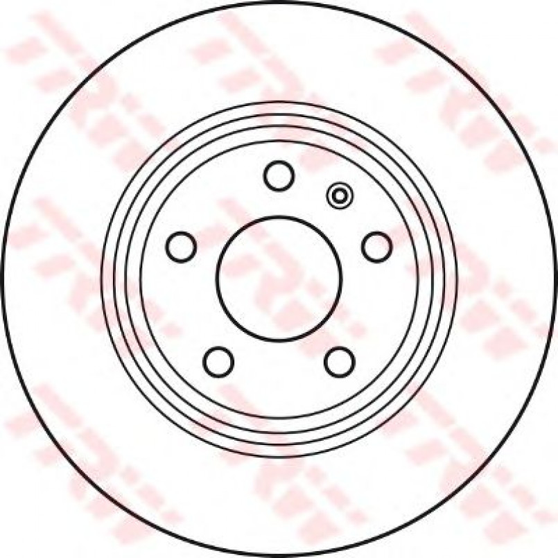 DF4848  TRW - Гальмівний диск — фото товара №2