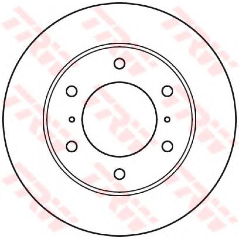 DF4870  TRW - Гальмівний диск — фото товара №2