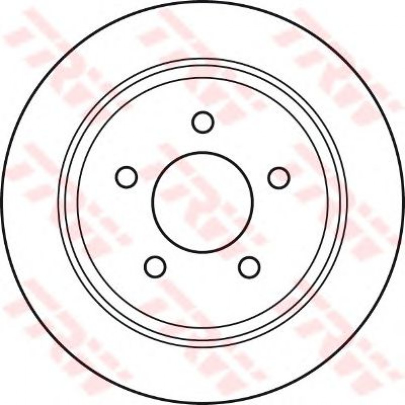 DF4878  TRW - Гальмівний диск — фото товара №2