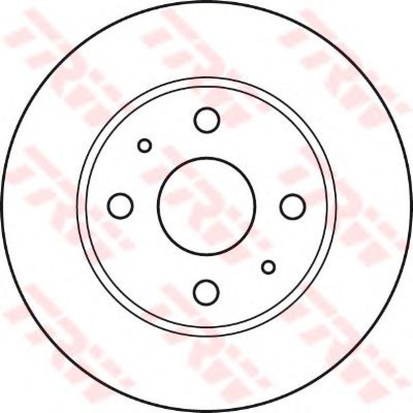 DF4887  TRW - Гальмівний диск — фото товара №2