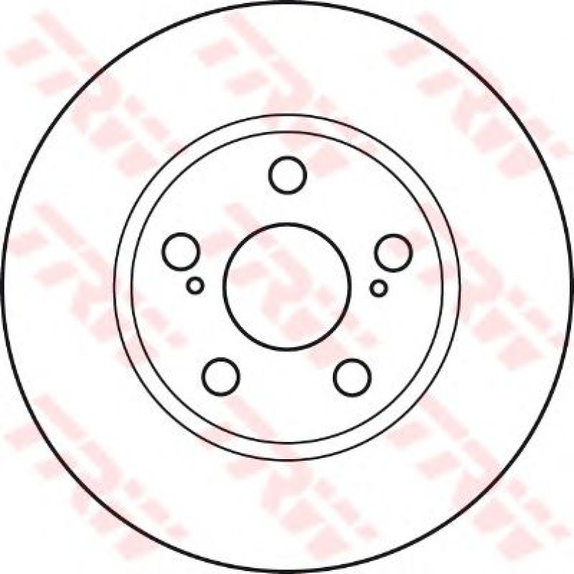 DF4906  TRW - Гальмівний диск — фото товара №2