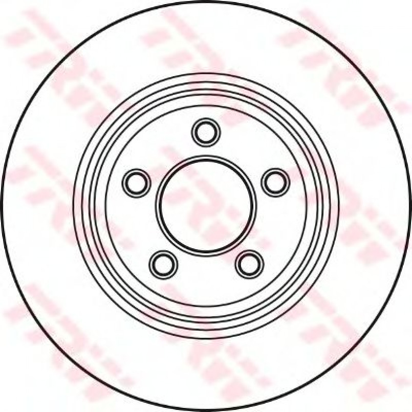 DF4907S  TRW - Гальмівний диск — фото товара №2