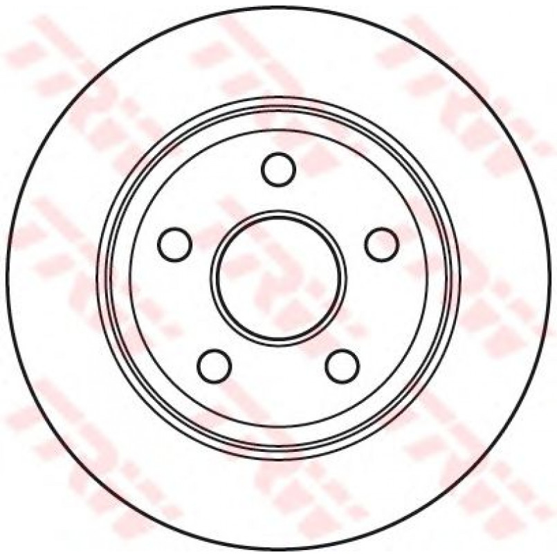 DF4914S  TRW - Гальмівний диск — фото товара №1