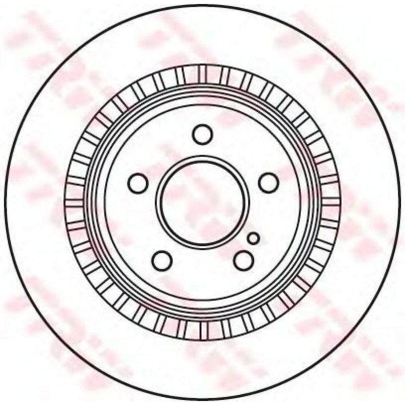 DF4916S  TRW - Гальмівний диск — фото товара №2