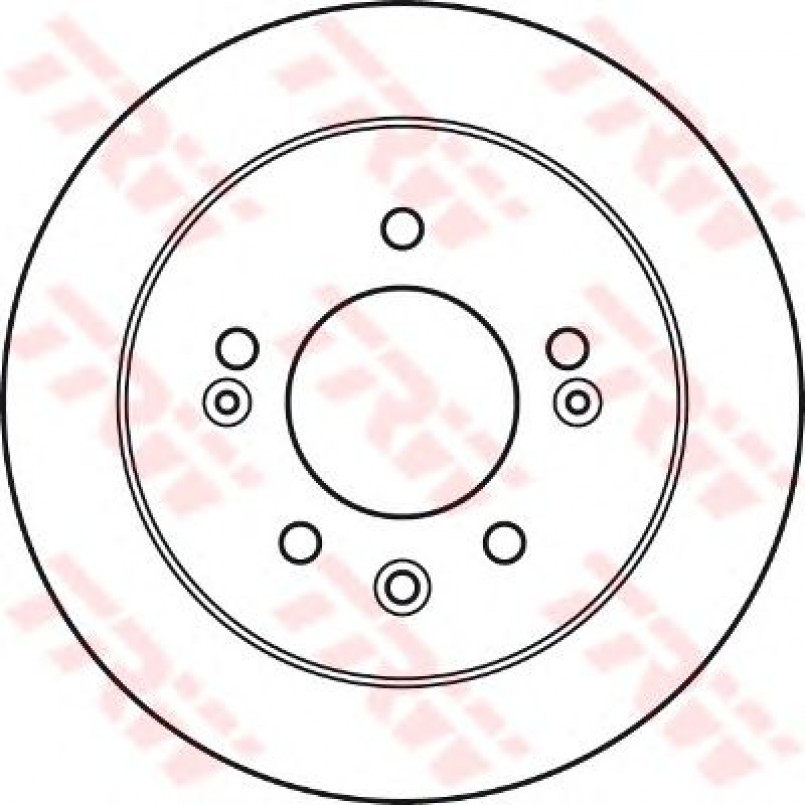 DF4923  TRW - Гальмівний диск — фото товара №2