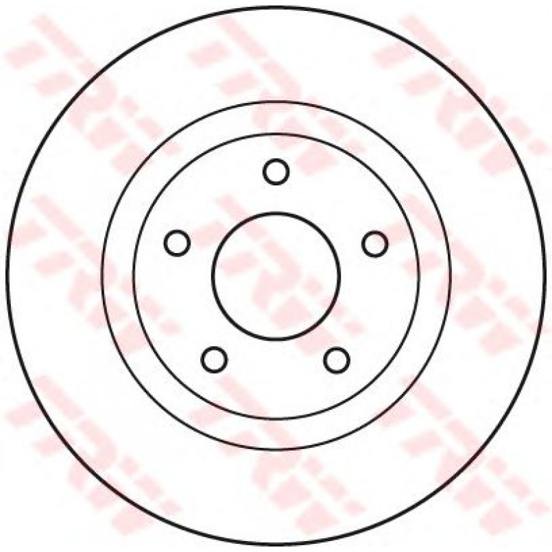 DF4932  TRW - Гальмівний диск — фото товара №2