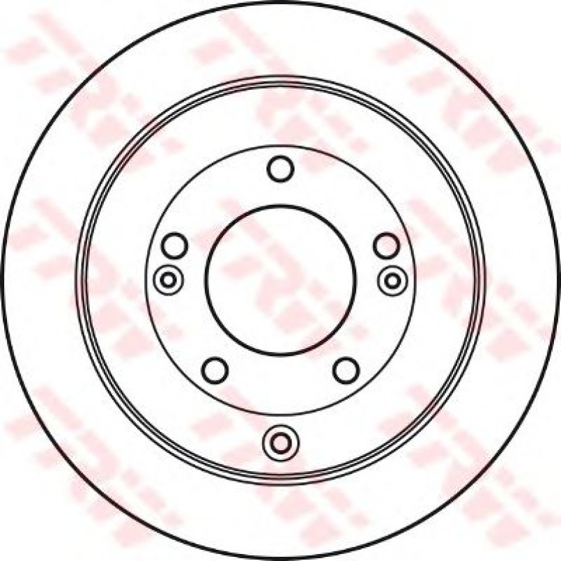 DF4937  TRW - Гальмівний диск — фото товара №2