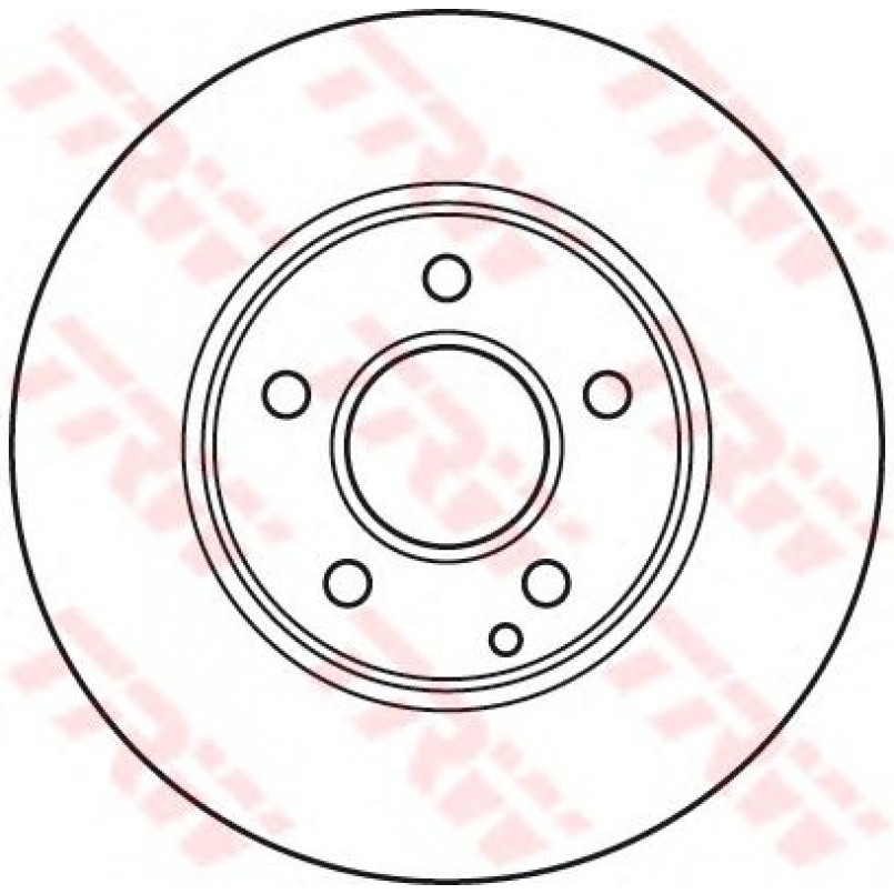 DF4947  TRW - Гальмівний диск — фото товара №2