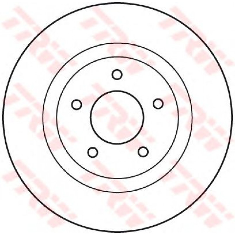 DF4964  TRW - Гальмівний диск — фото товара №2