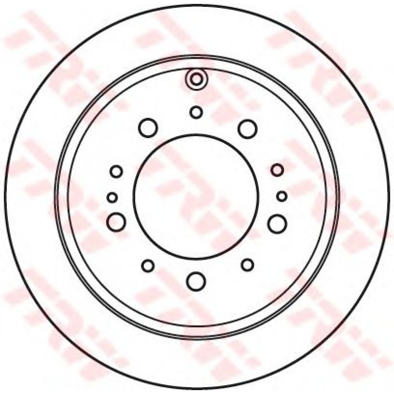 DF4965S  TRW - Гальмівний диск — фото товара №2