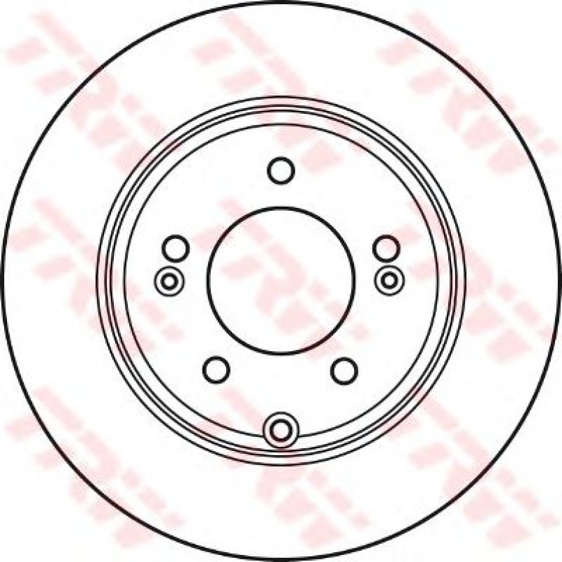 DF4980  TRW - Гальмівний диск — фото товара №2