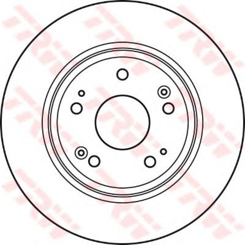 DF4982  TRW - Гальмівний диск — фото товара №1
