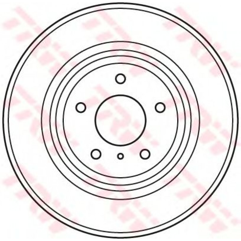 DF4983S  TRW - Гальмівний диск — фото товара №2