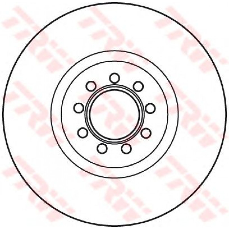 DF4984S  TRW - Гальмівний диск — фото товара №2