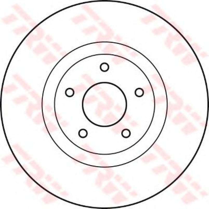 DF4989S  TRW - Гальмівний диск — фото товара №2