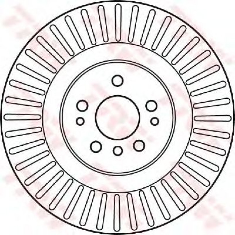 DF6013S  TRW - Гальмівний диск — фото товара №1