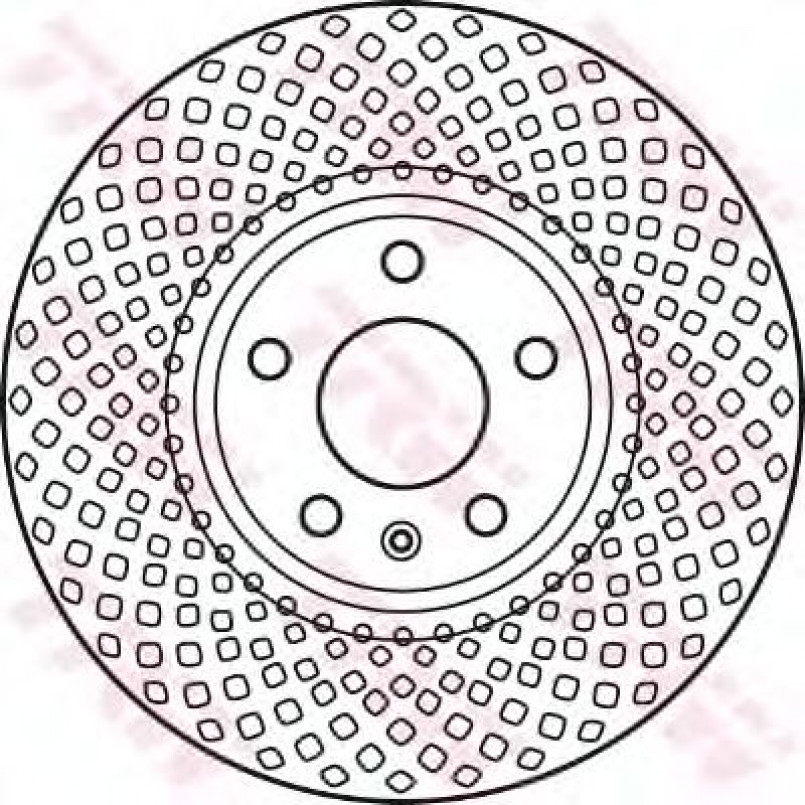 DF6015S  TRW - Гальмівний диск — фото товара №2