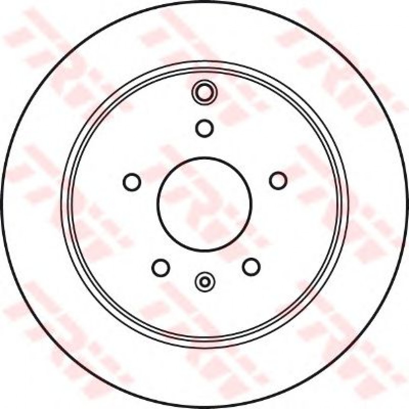 DF6024  TRW - Гальмівний диск — фото товара №2