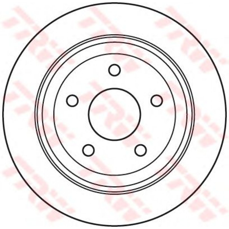 DF6029  TRW - Гальмівний диск — фото товара №2