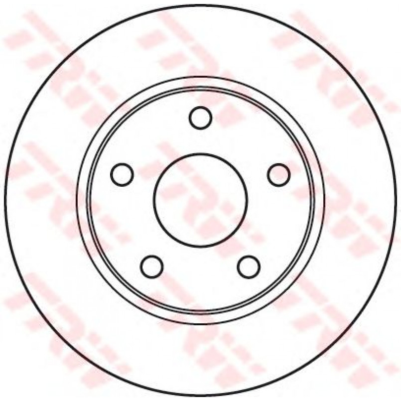 DF6037  TRW - Гальмівний диск — фото товара №2