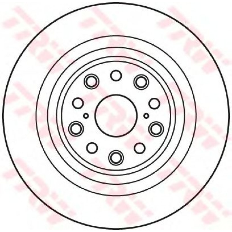 DF6038S  TRW - Гальмівний диск — фото товара №2