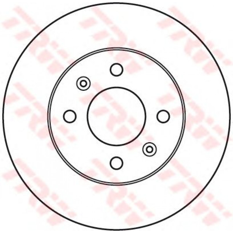 DF6040  TRW - Гальмівний диск — фото товара №2