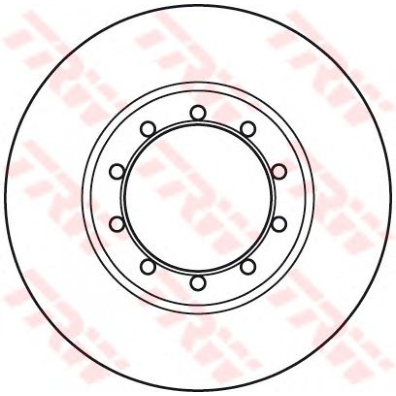 DF6049  TRW - Гальмівний диск — фото товара №2