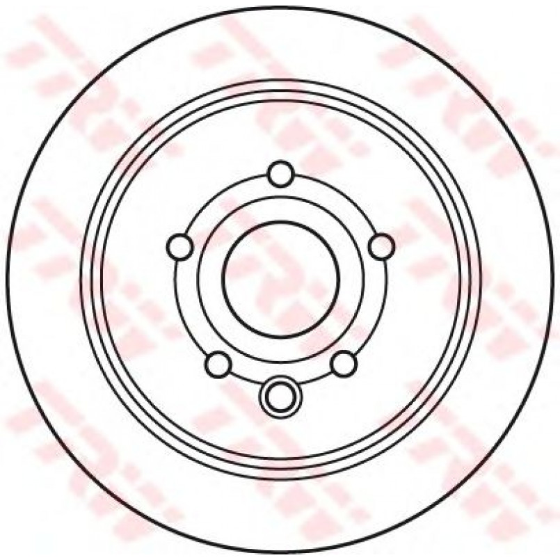 DF6052  TRW - Гальмівний диск — фото товара №2