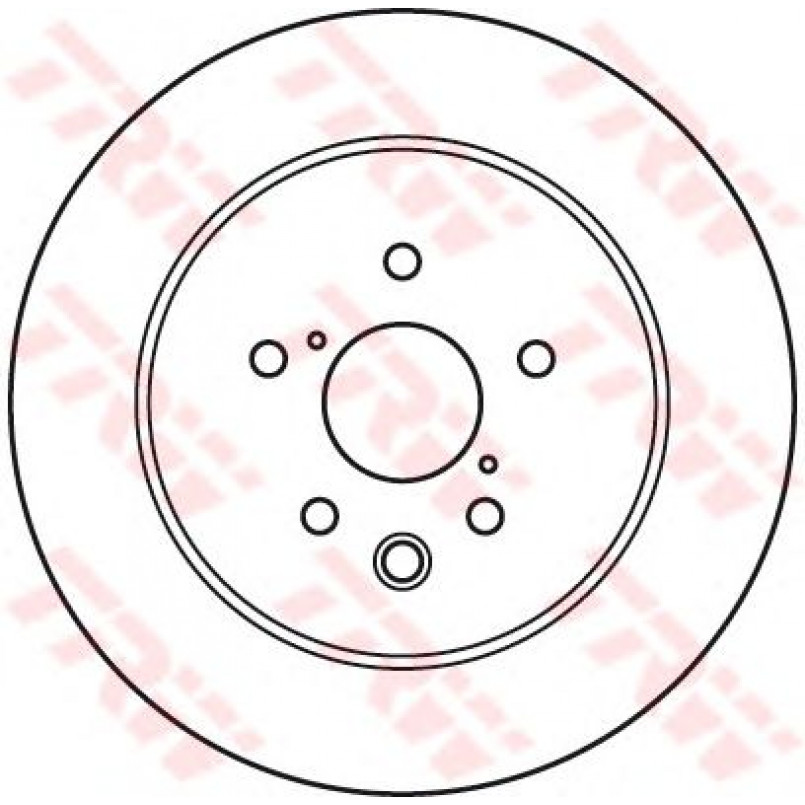 DF6063  TRW - Гальмівний диск — фото товара №2