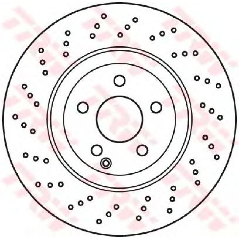 DF6077S  TRW - Гальмівний диск — фото товара №2