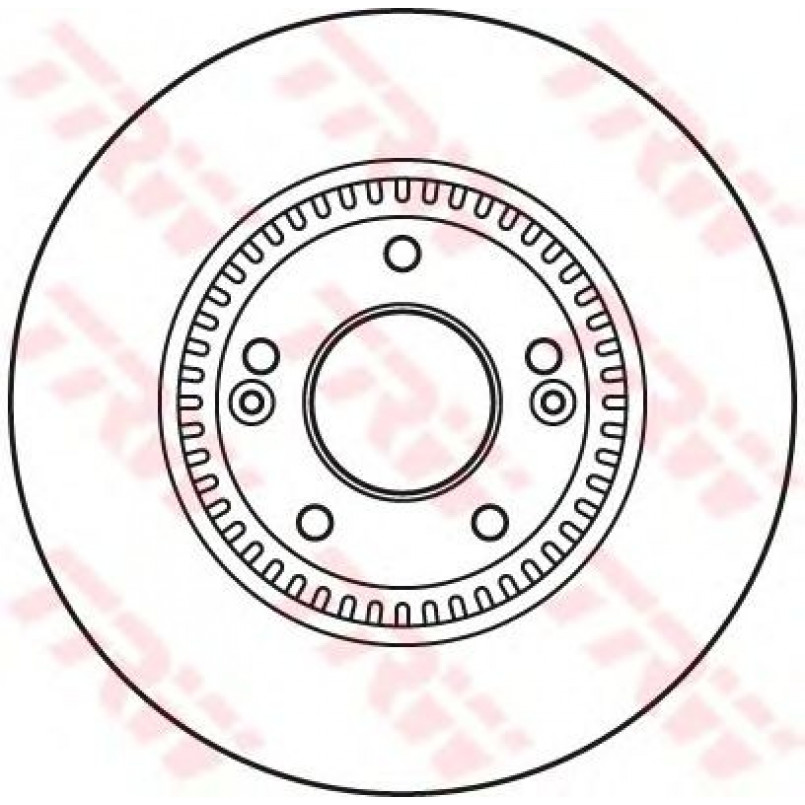DF6108S  TRW - Гальмівний диск — фото товара №1