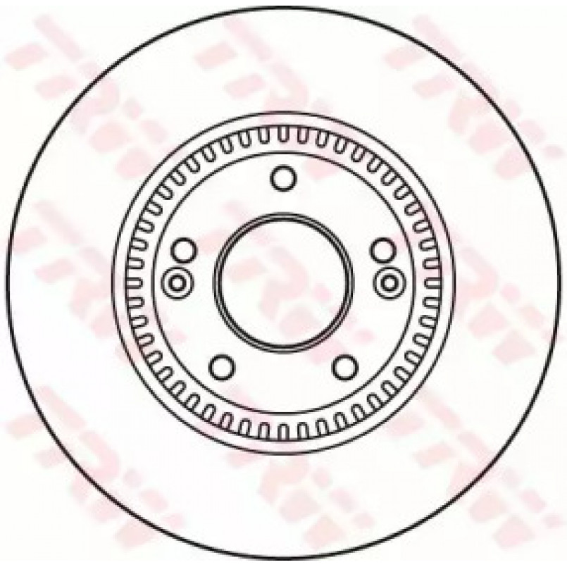 DF6108S  TRW - Гальмівний диск — фото товара №2